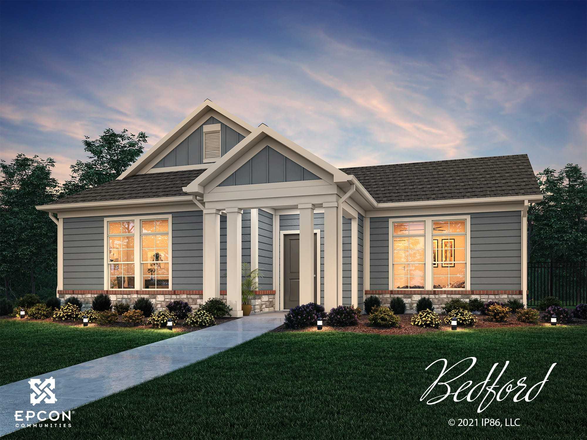 Bedford - The Courtyards at Jacobs Farm: Wichita, Kansas - Perfection Builders