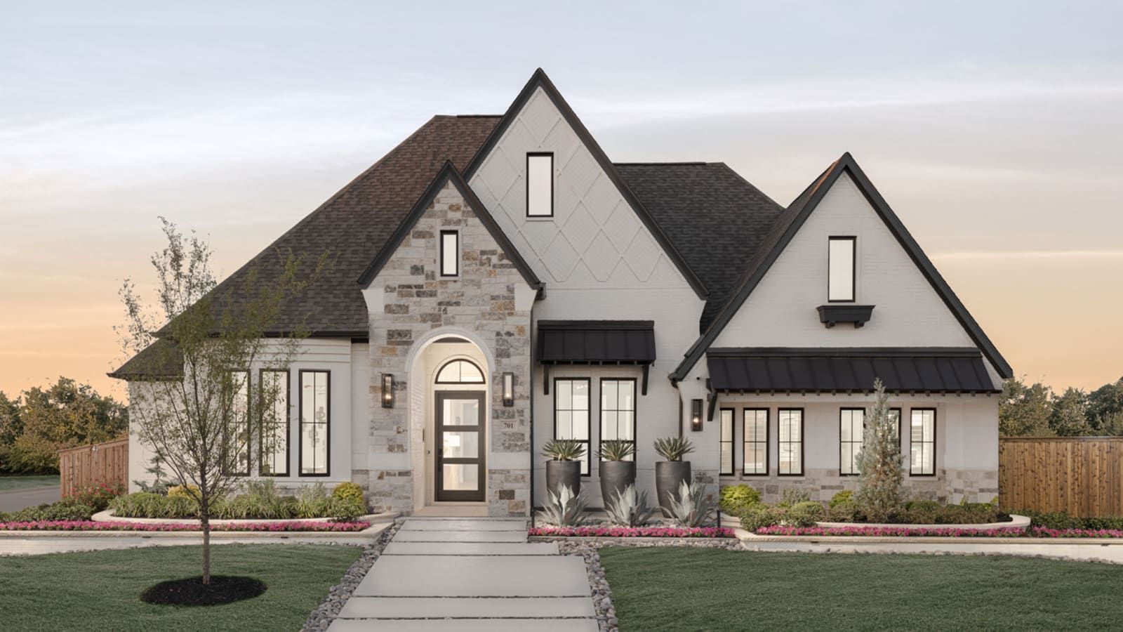 Adkins Park 70' por BRITTON HOMES en Fort Worth Texas