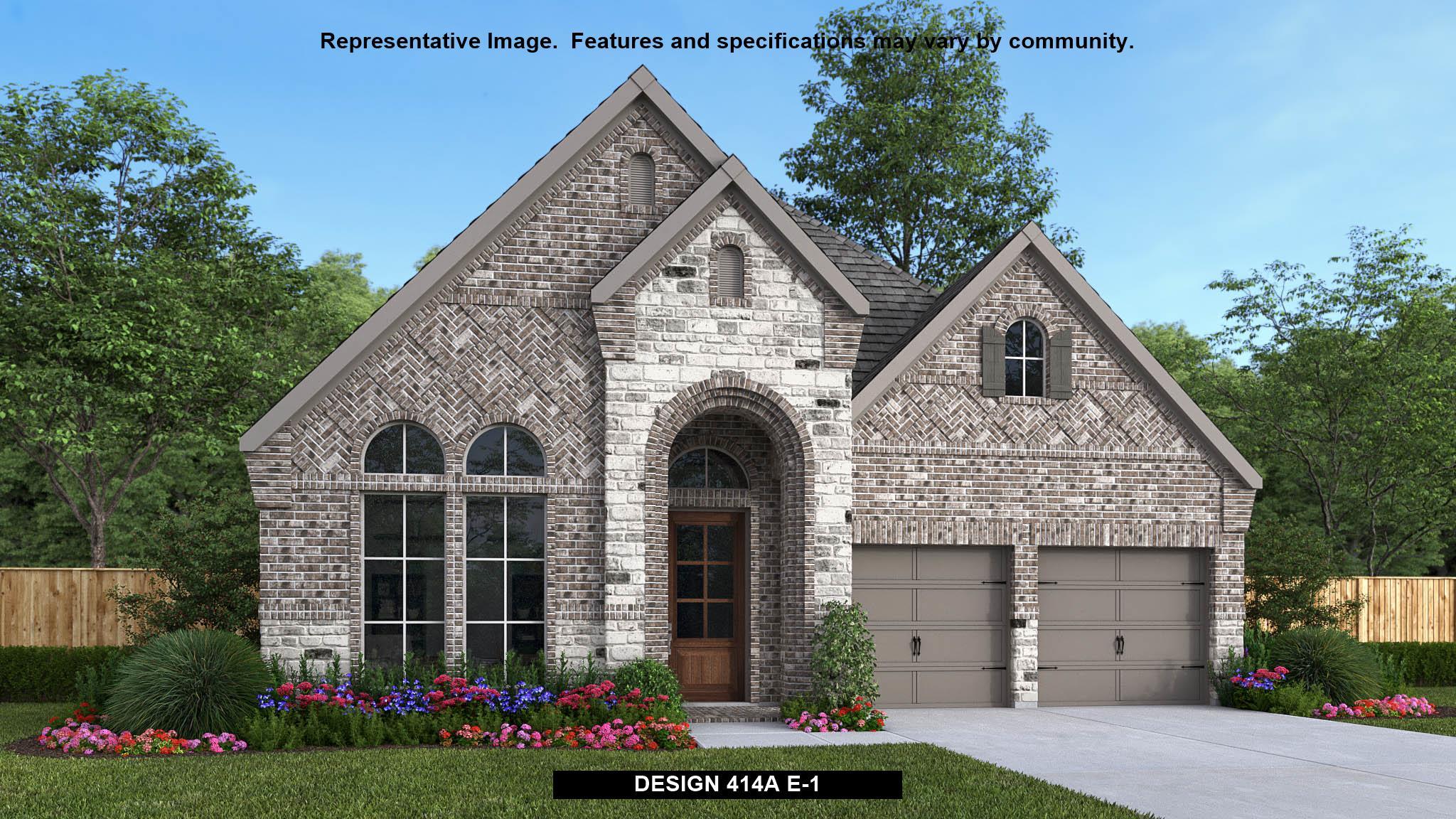 414A Plan at The Tribute 50' in The Colony, TX by BRITTON HOMES
