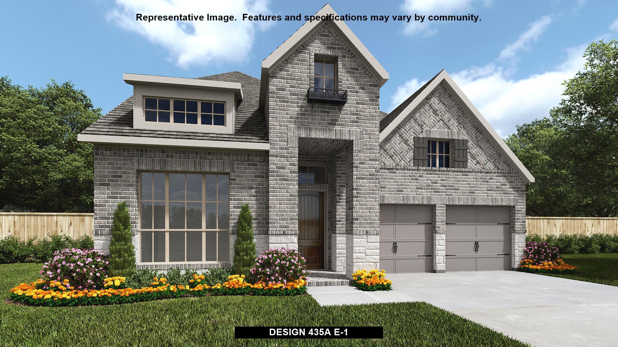 435A Plan at The Tribute 50' in The Colony, TX by BRITTON HOMES