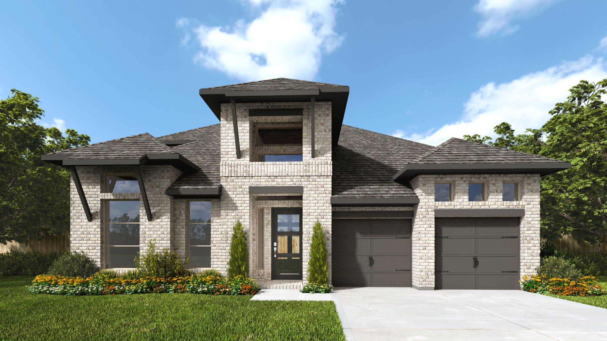 Bridgeland 55' por Perry Homes en Houston Texas