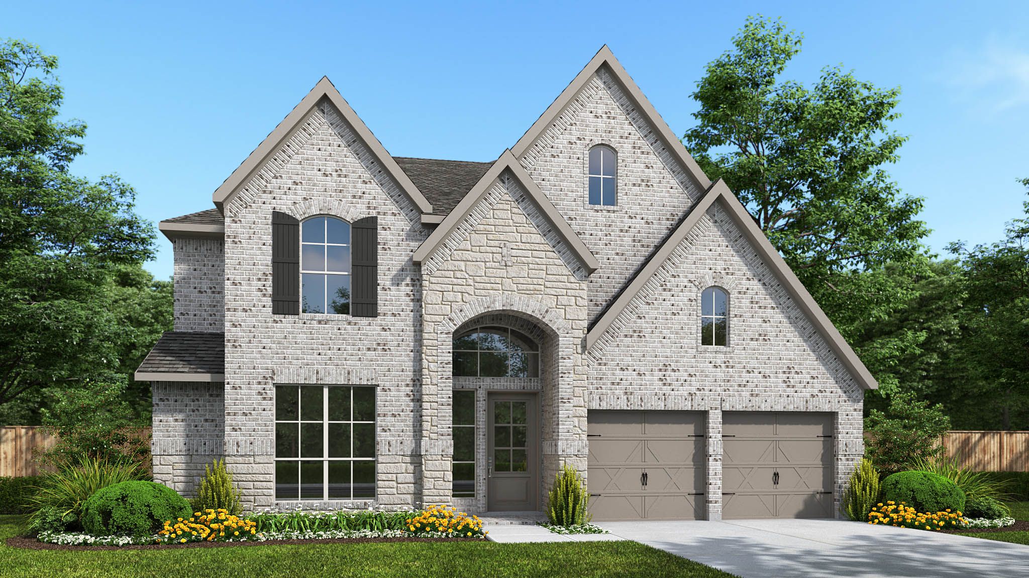 3095W - Bridgeland 55': Cypress, Texas - Perry Homes