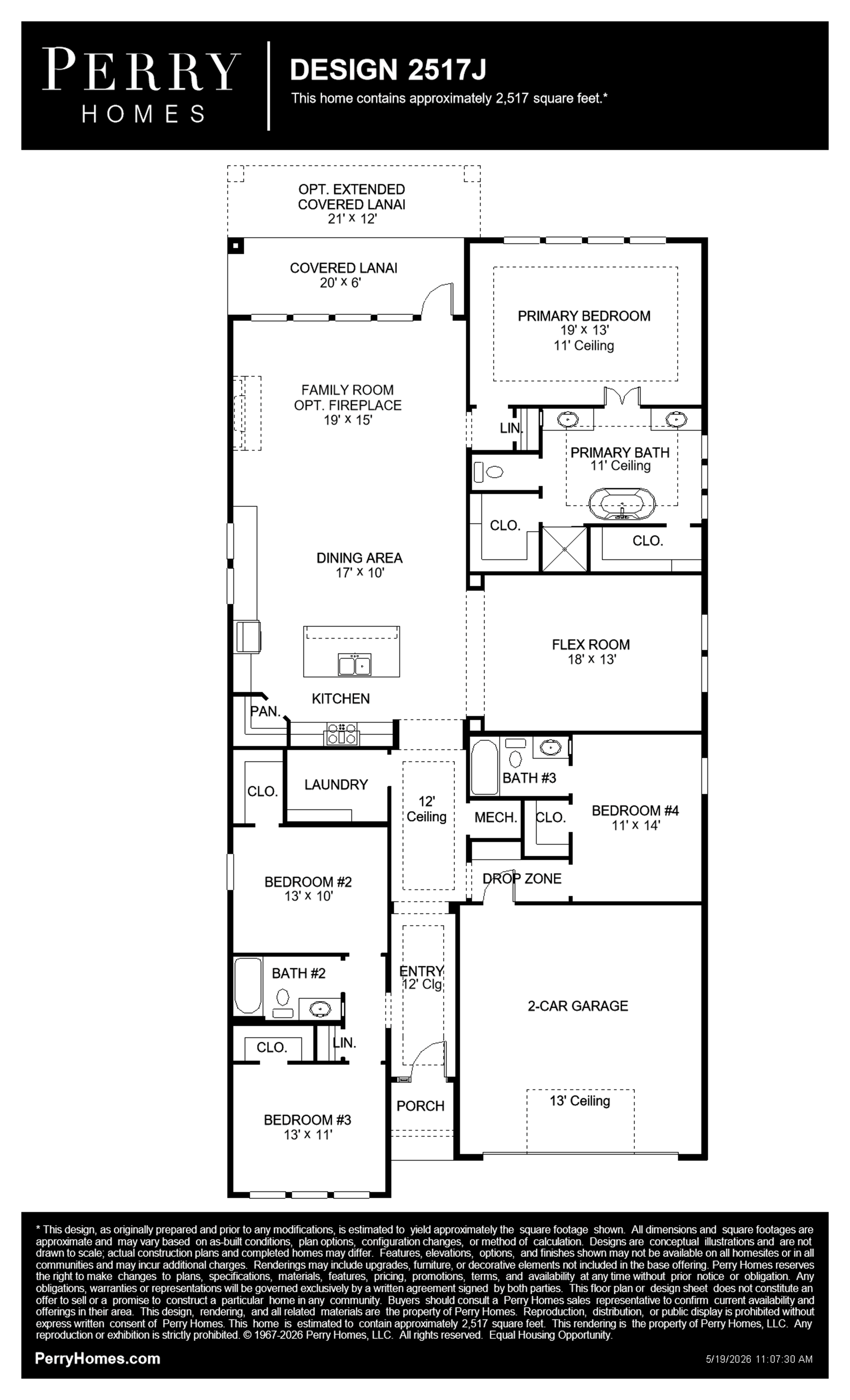 2517J floor plan