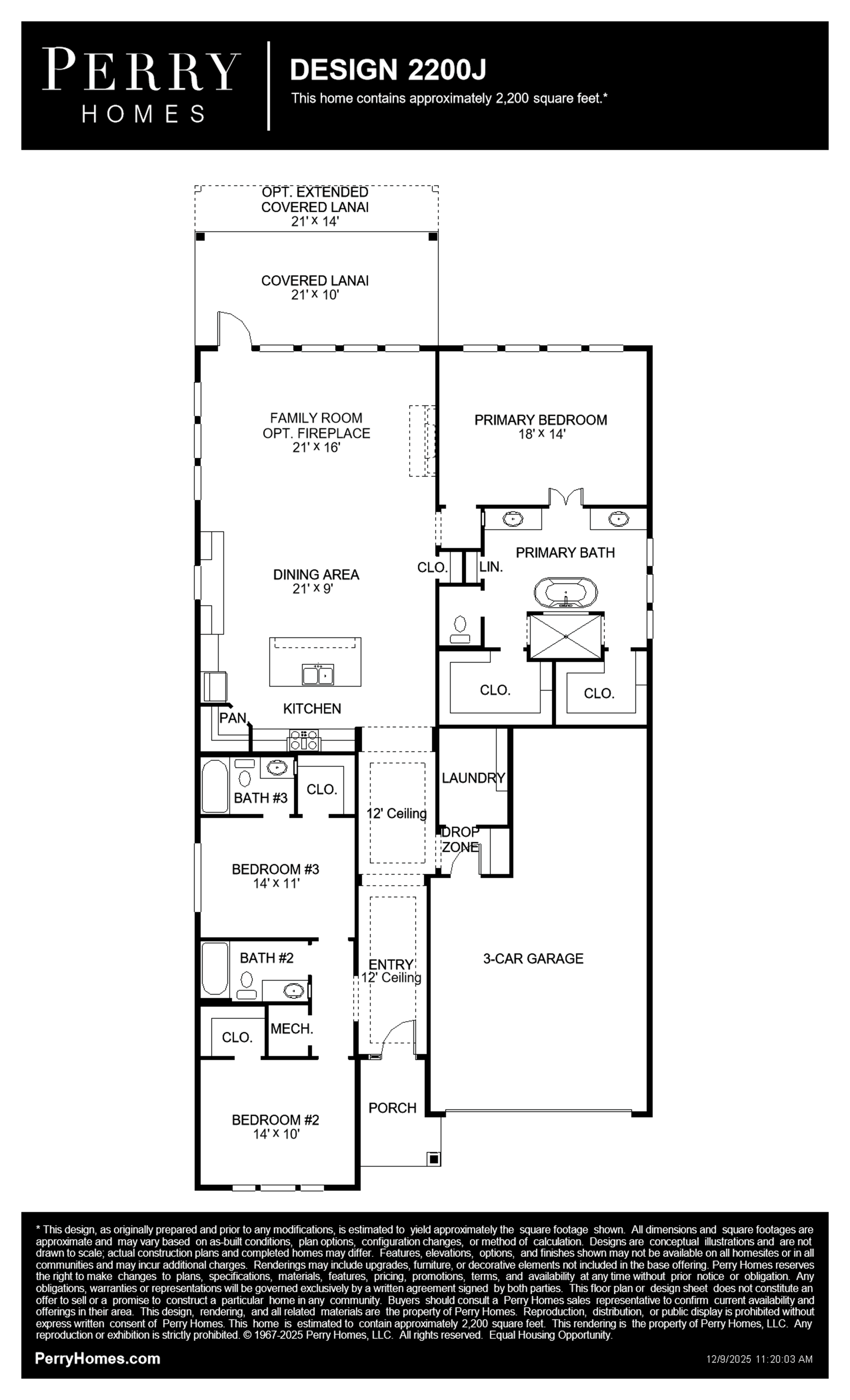 2200J floor plan