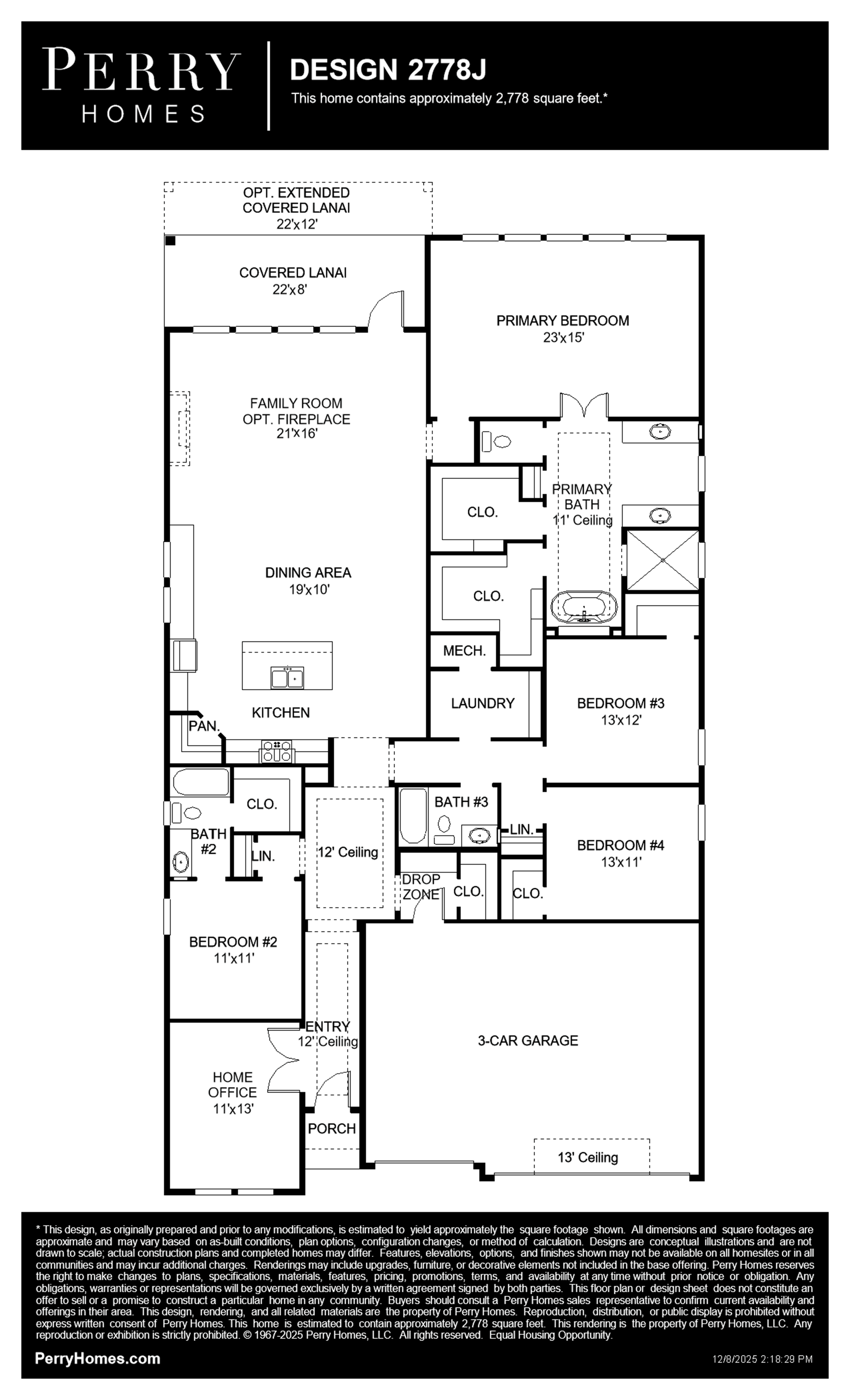 2778J floor plan