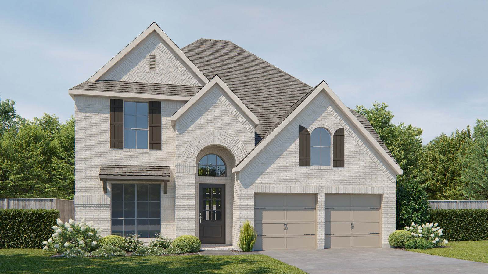 Mustang Lakes 50' por Perry Homes en Dallas Texas