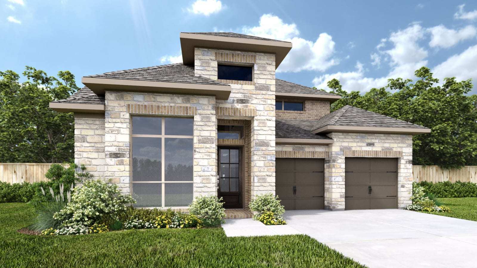 3396W - Wolf Ranch 56': Georgetown, Texas - Perry Homes