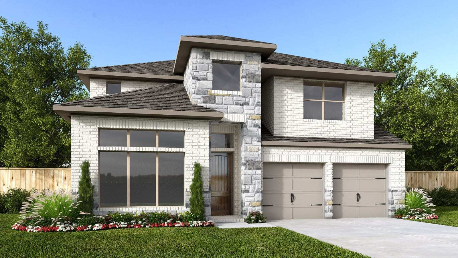 Legacy 50' por Perry Homes en Houston Texas