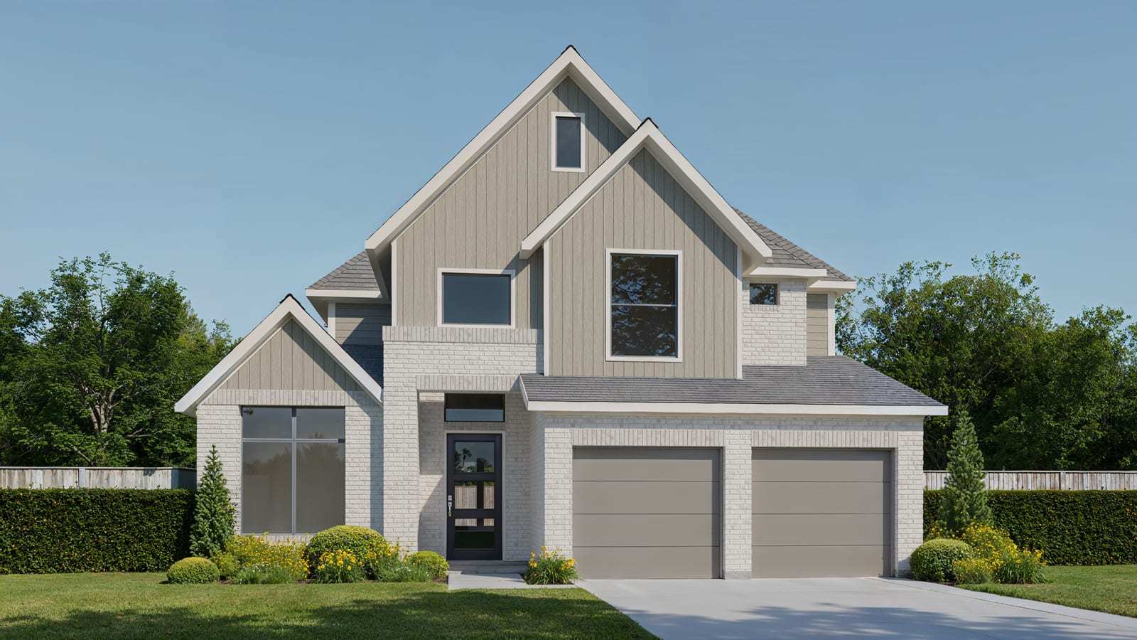 Bridgeland Central 50' por Perry Homes en Houston Texas