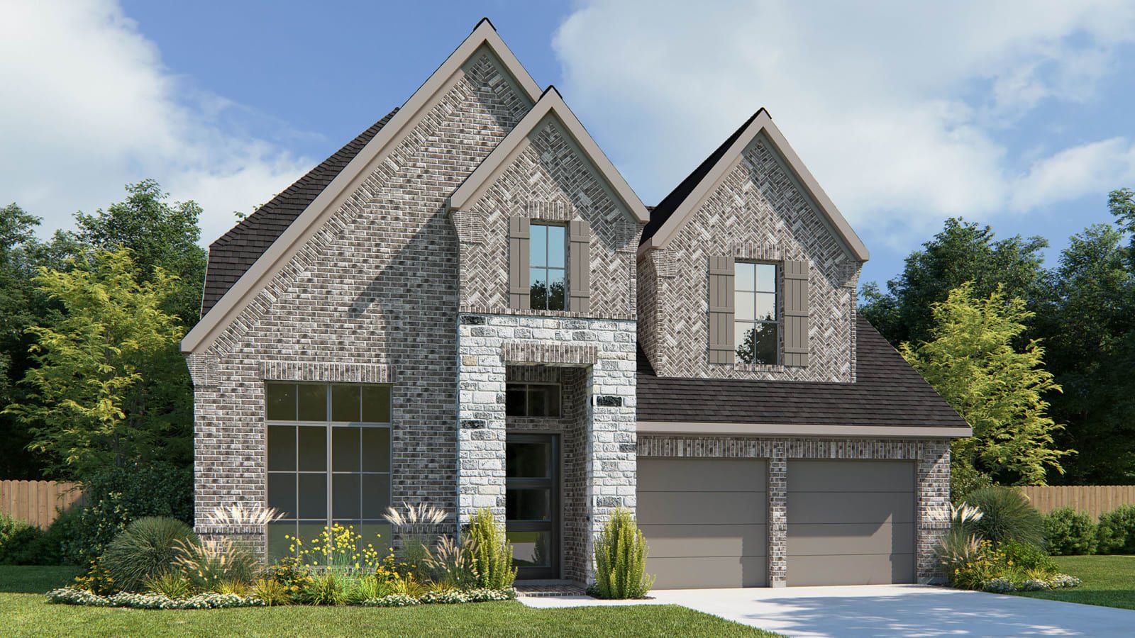 Valencia 50' por Perry Homes en Houston Texas