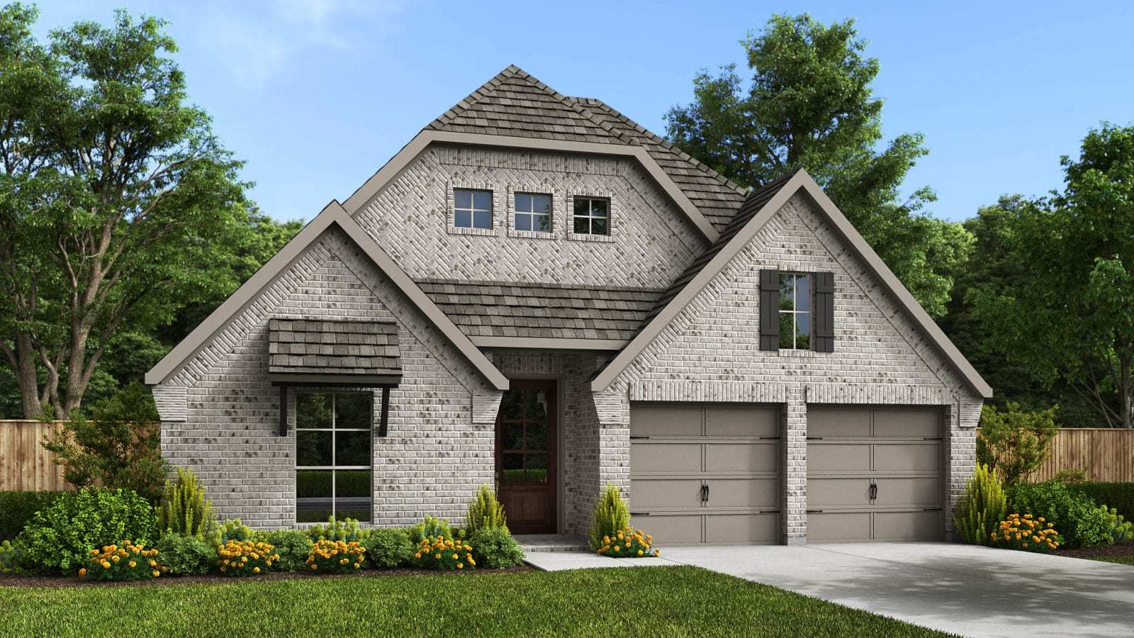 Eldorado At Santa Rita Ranch 50' por Perry Homes en Austin Texas