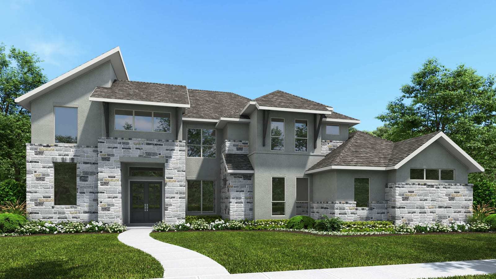 Thornebrook 1 Acre por Perry Homes en San Antonio Texas
