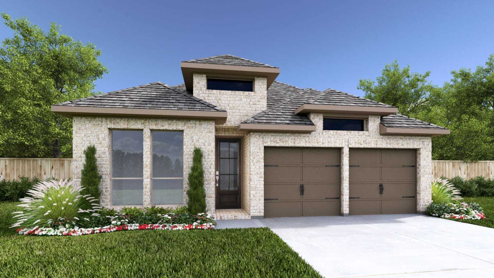 1942W - Parkside On The River 45': Georgetown, Texas - Perry Homes