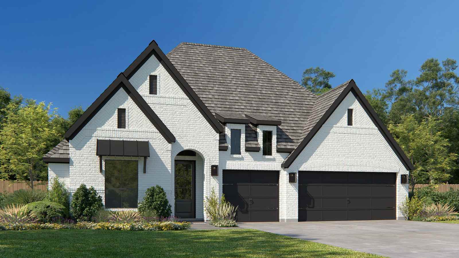 2895W - Parkside On The River West 60': Georgetown, Texas - Perry Homes