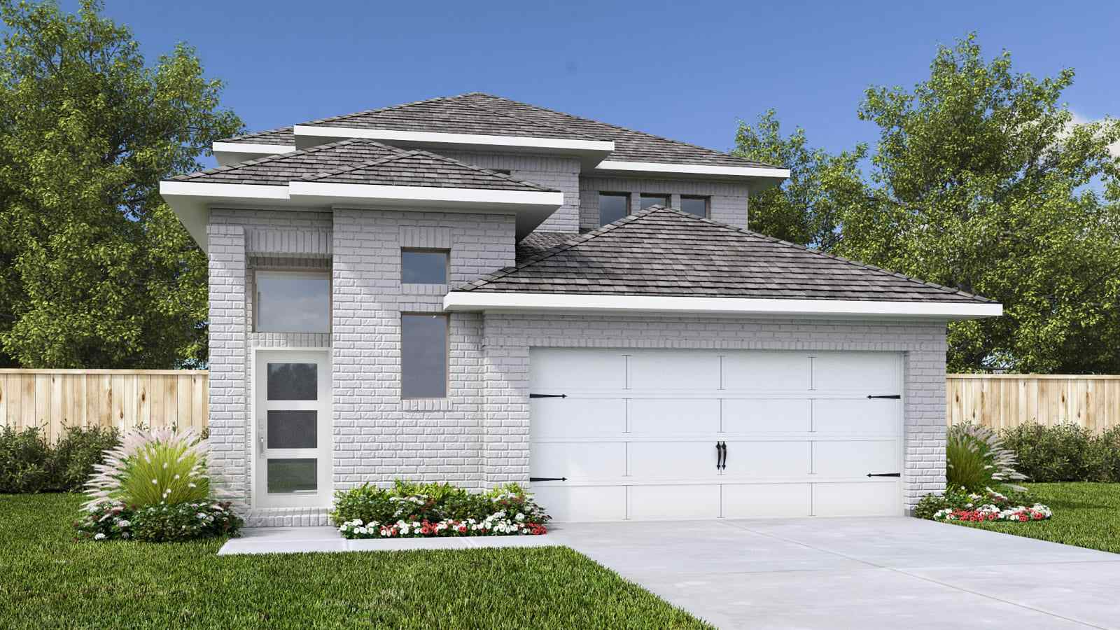 The Woodlands Hills 40' por Perry Homes en Houston Texas