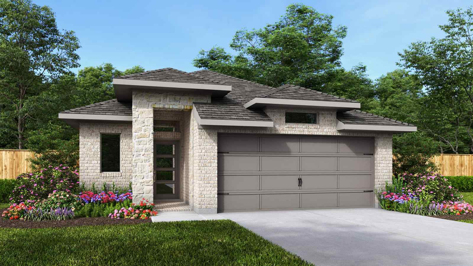 1743W - Brookewater 40': Rosenberg, Texas - Perry Homes