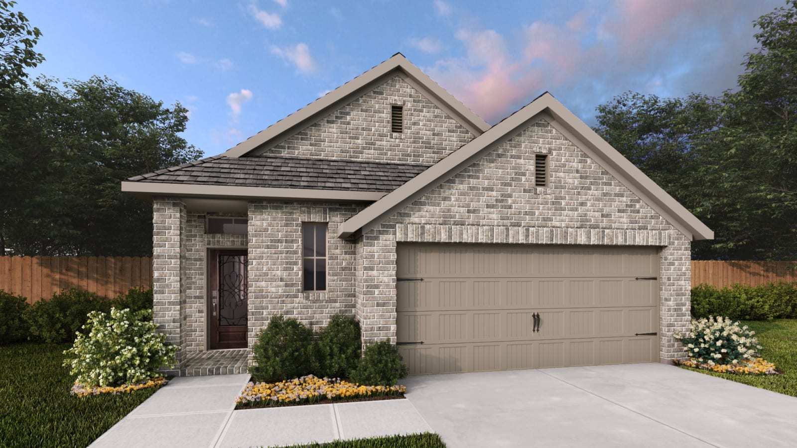 1736W - Crosswinds 40': Kyle, Texas - Perry Homes
