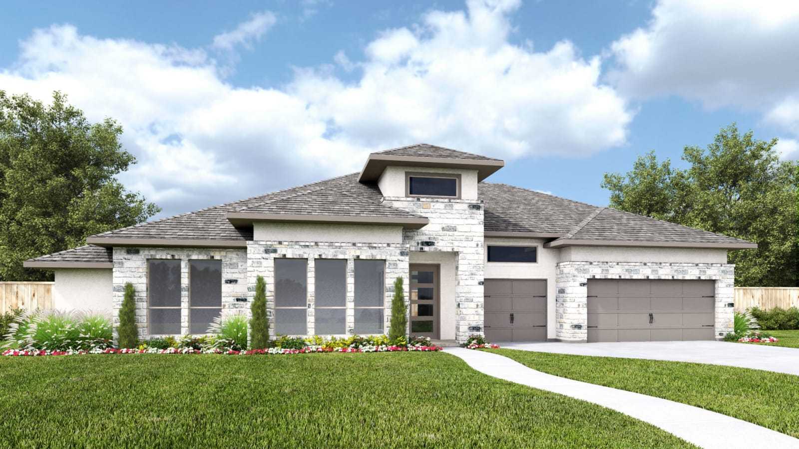 4411W - Parkside On The River West 70'/80': Georgetown, Texas - Perry Homes