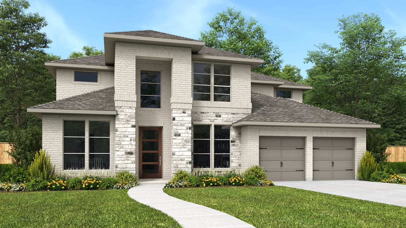 Lakes Of Cane Island 60' por Perry Homes en Houston Texas