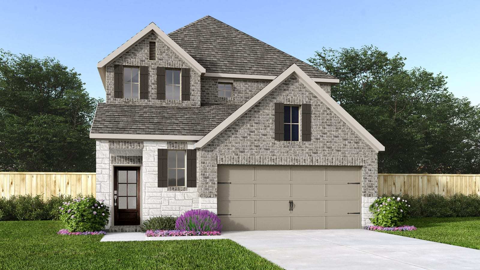 Woodhavyn 40' por Perry Homes en Houston Texas
