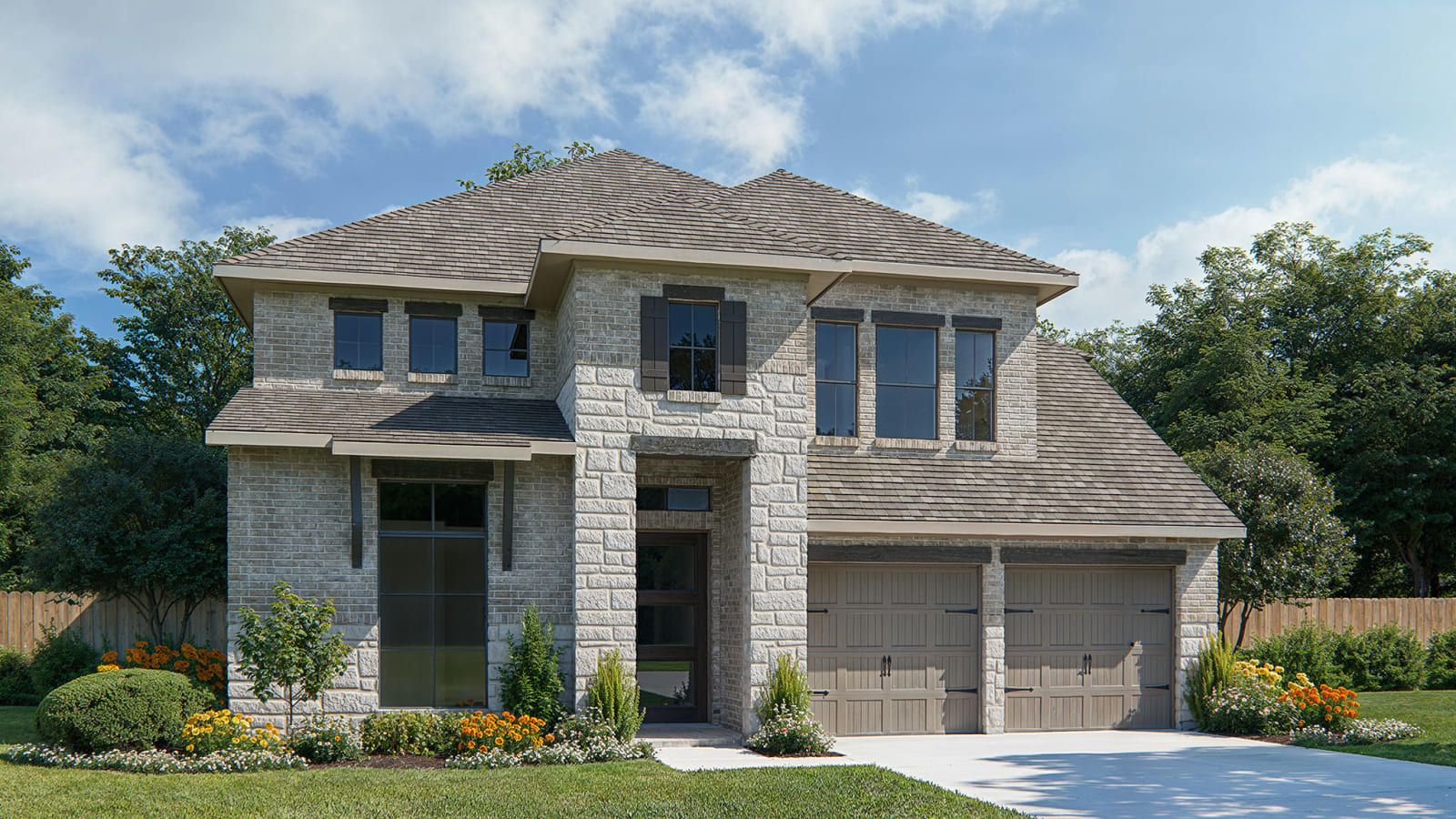 Escondido 50' por Perry Homes en Houston Texas