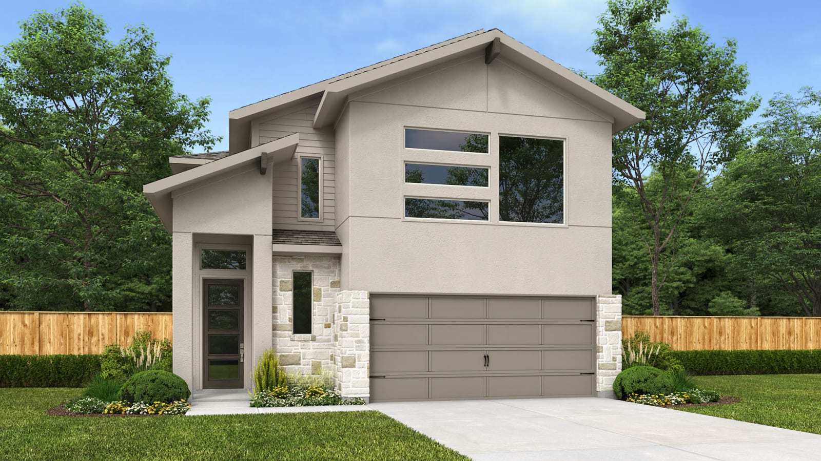 Crosswinds 40' por Perry Homes en Austin Texas
