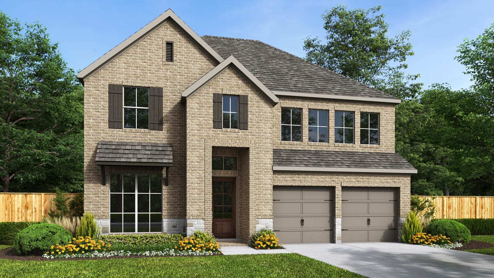 2668V - The Parklands 60': Schertz, Texas - Perry Homes