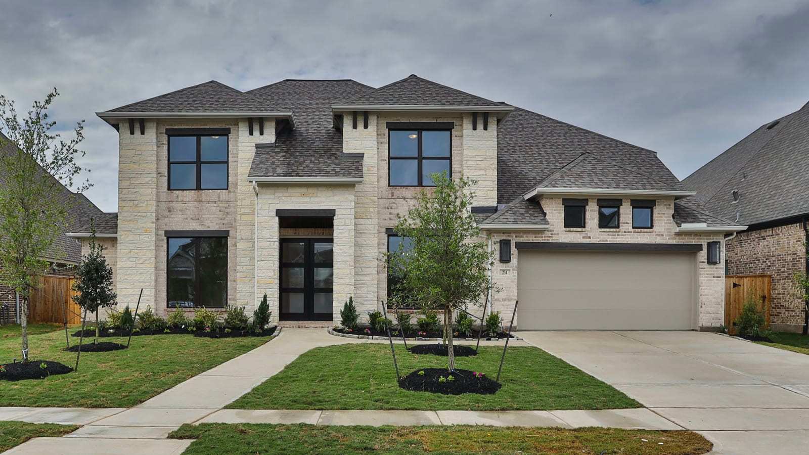 Briarley 70' por Perry Homes en Houston Texas
