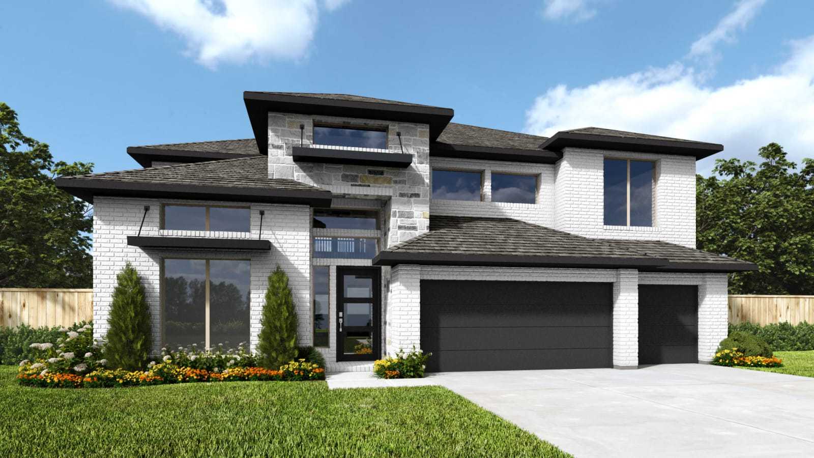 Crosswinds 60' por Perry Homes en Austin Texas