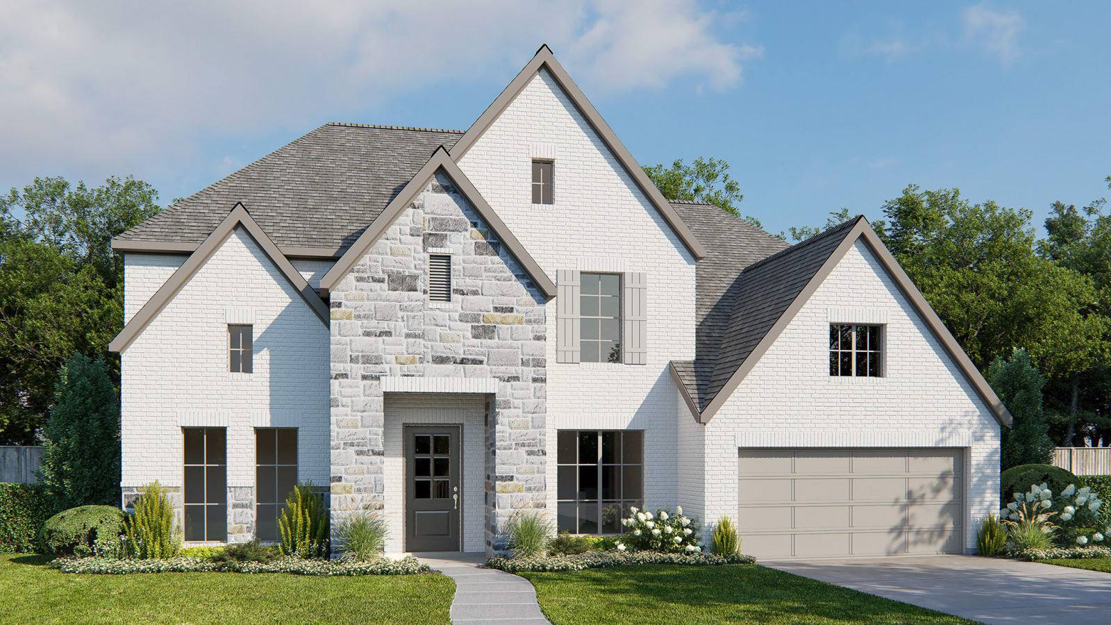Audubon Park 70' por Perry Homes en Houston Texas