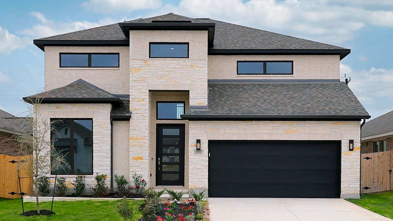 casa en Haby Hill 50' por Perry Homes