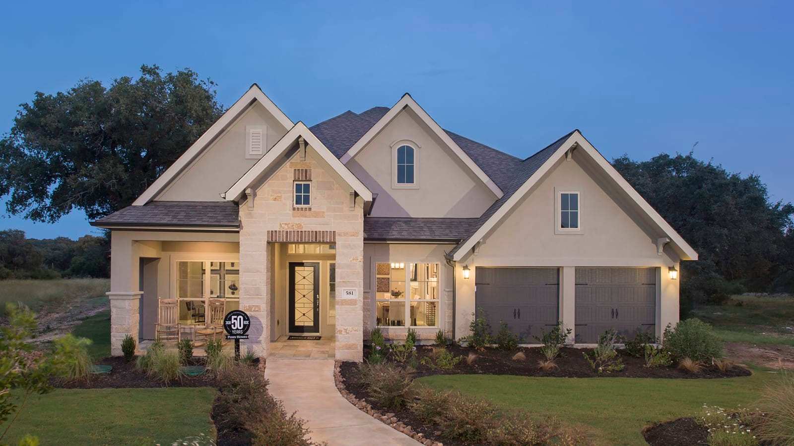 casa en Ranches At Creekside 55' por Perry Homes