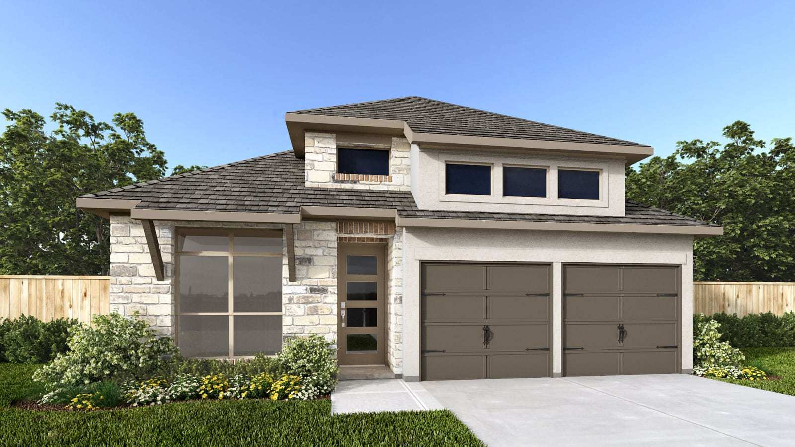 2410W - Cross Creek West 45': Fulshear, Texas - Perry Homes