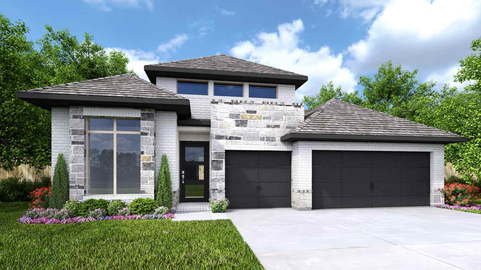 2695W - Elyson 55': Katy, Texas - Perry Homes