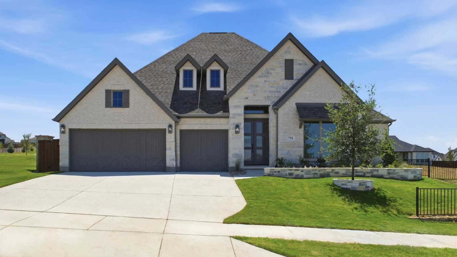 3295W - Sweetgrass 65': Haslet, Texas - Perry Homes