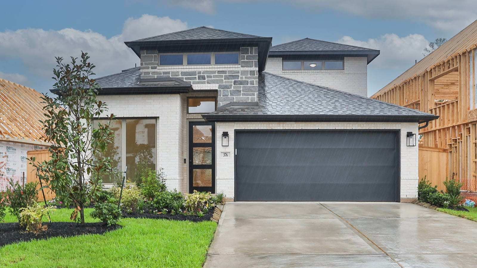 2426W - Grand Central Park 45': Conroe, Texas - Perry Homes