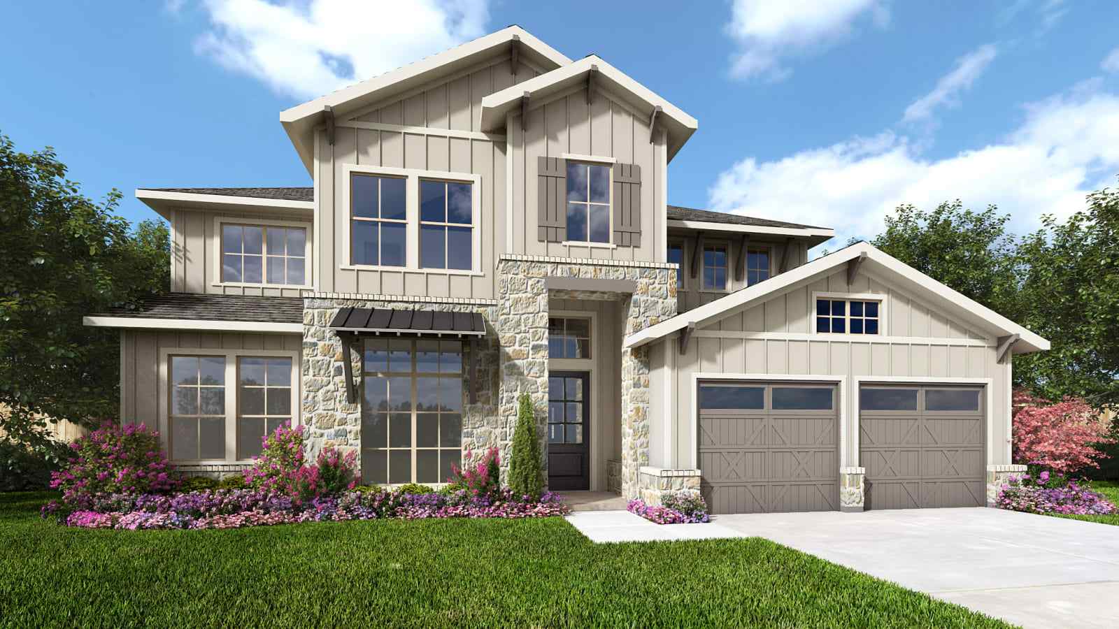Easton Park 60' por Perry Homes en Austin Texas