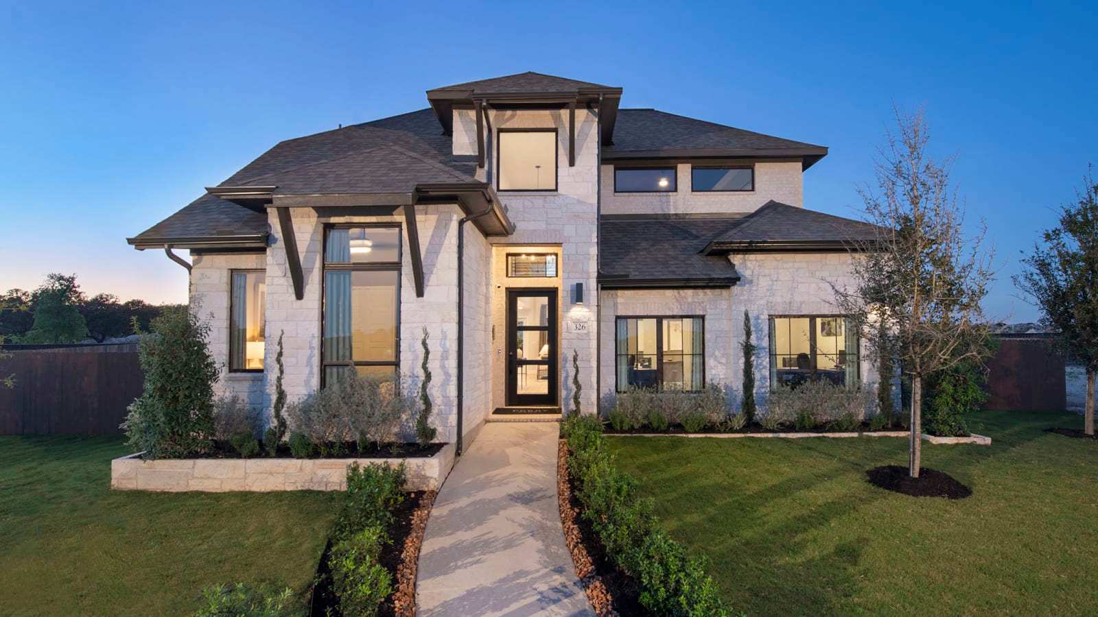 Corley Farms 50' por Perry Homes en San Antonio Texas