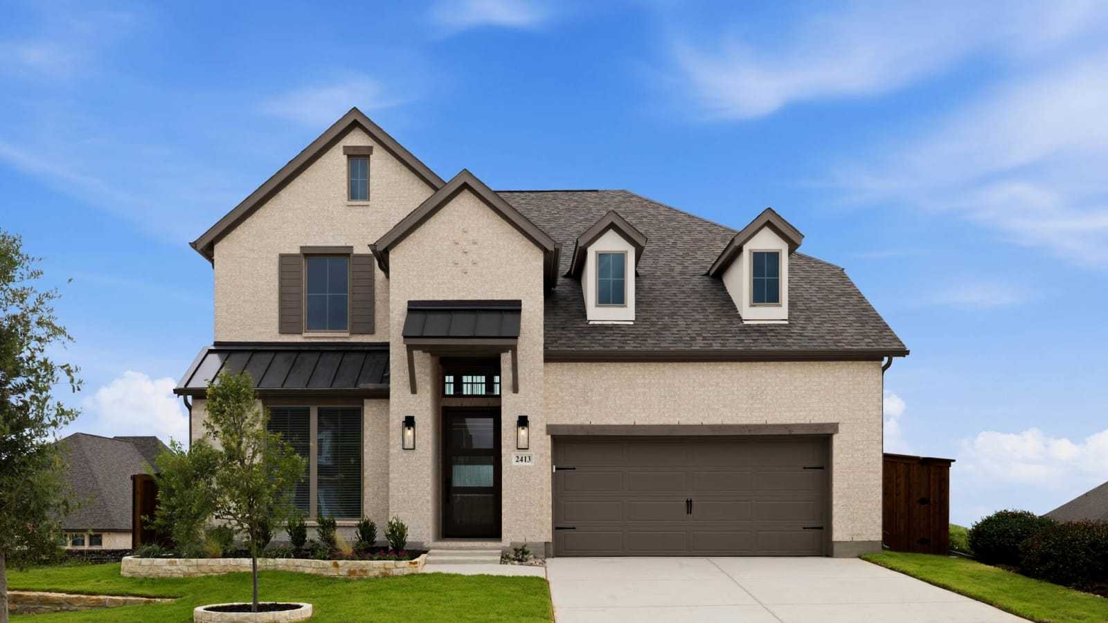 Walsh 50' por Perry Homes en Fort Worth Texas