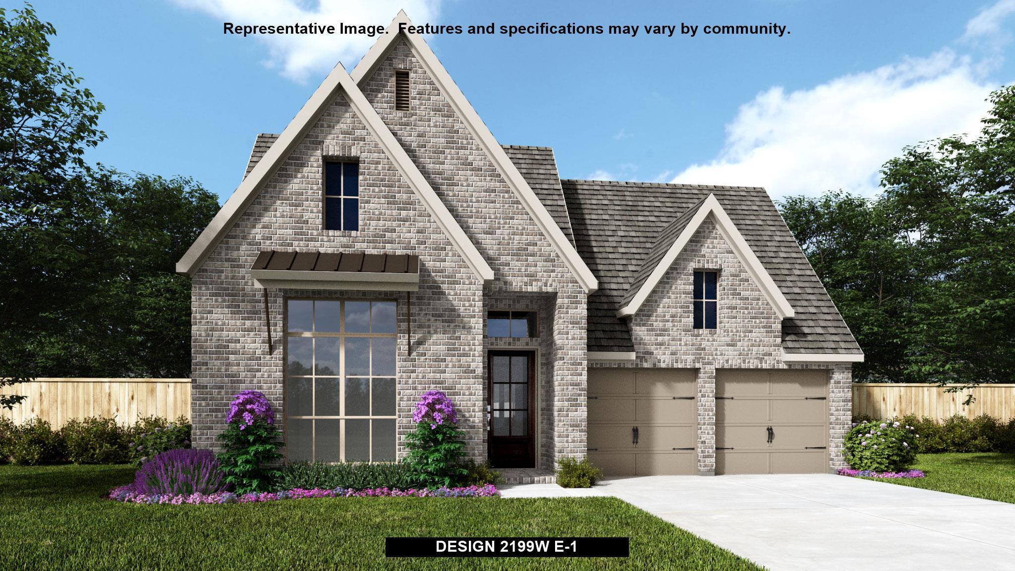 2199W Plan at Artavia 50' in Conroe, TX by Perry Homes