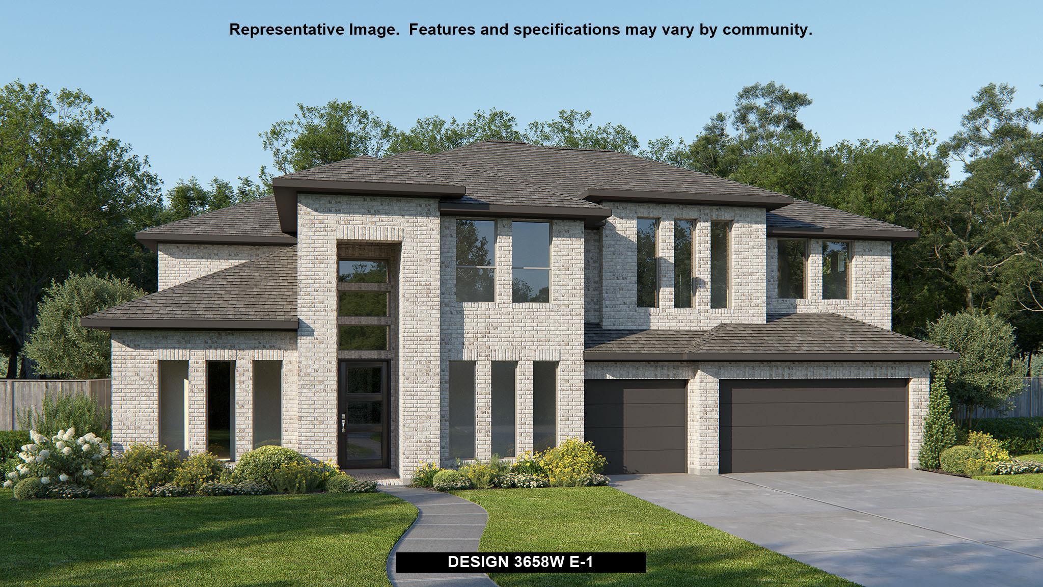 3658W Plan at Elyson 70' in Katy, TX by Perry Homes