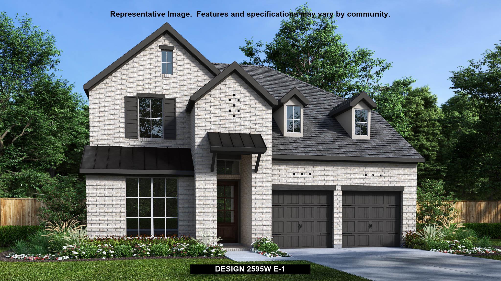 2595W Plan at Sweetgrass 50' in Haslet, TX by Perry Homes