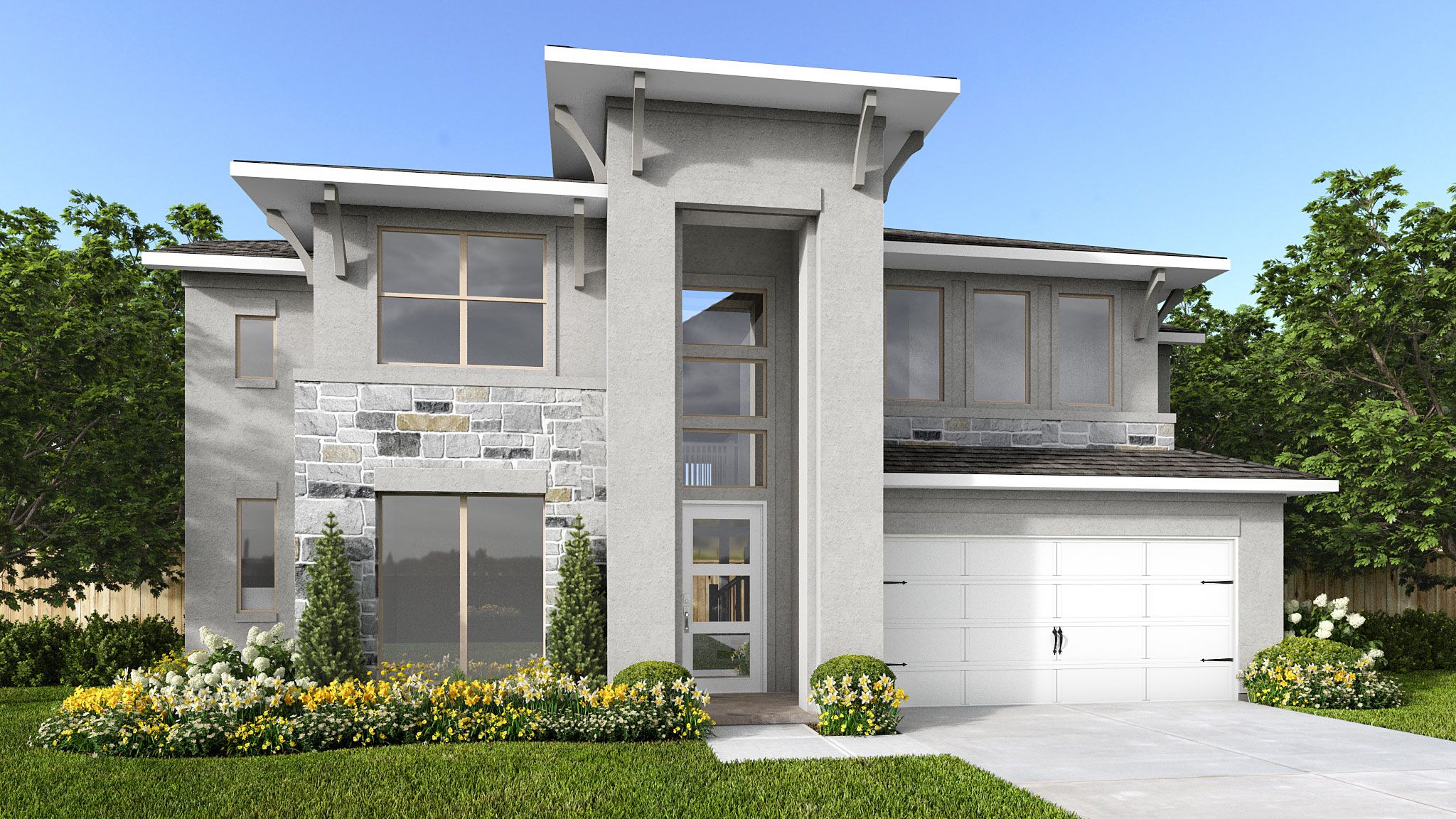 3431M - Artavia 55' - Valencia: Conroe, Texas - Perry Homes