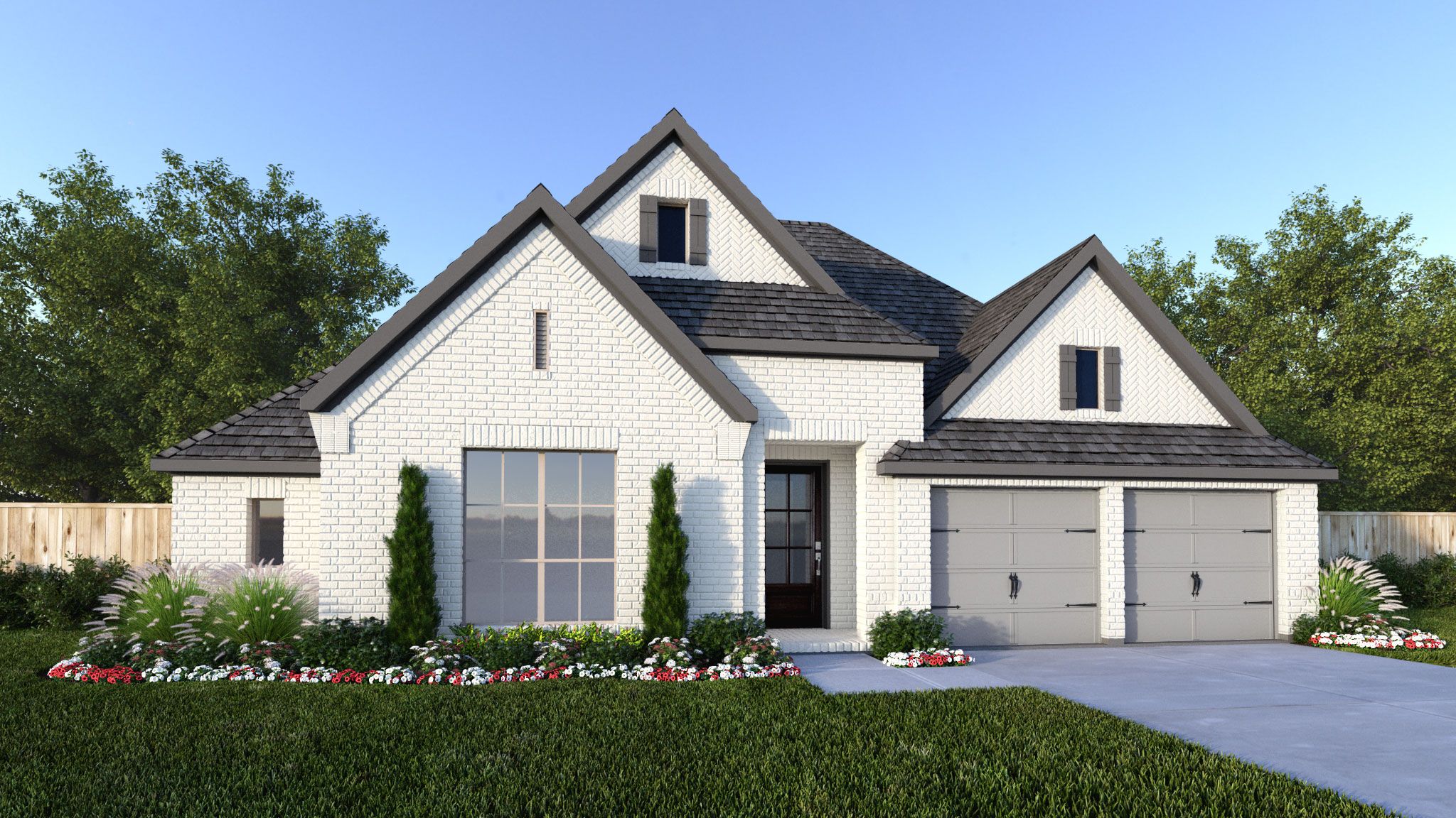 3031W Plan at 6 Creeks 60' in Kyle, TX by Perry Homes
