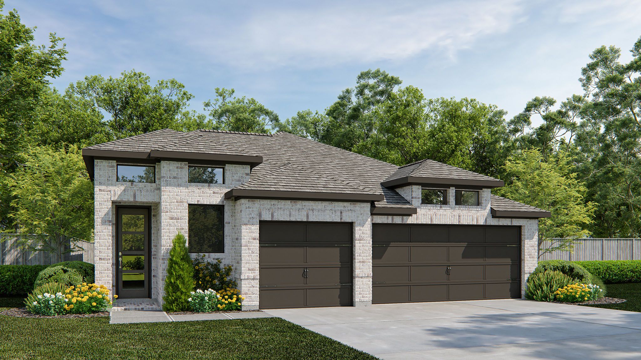 2263W - Meadows of Mill Creek 50': Seguin, Texas - Perry Homes