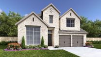 Santa Rita Ranch 50' por Perry Homes en Austin Texas