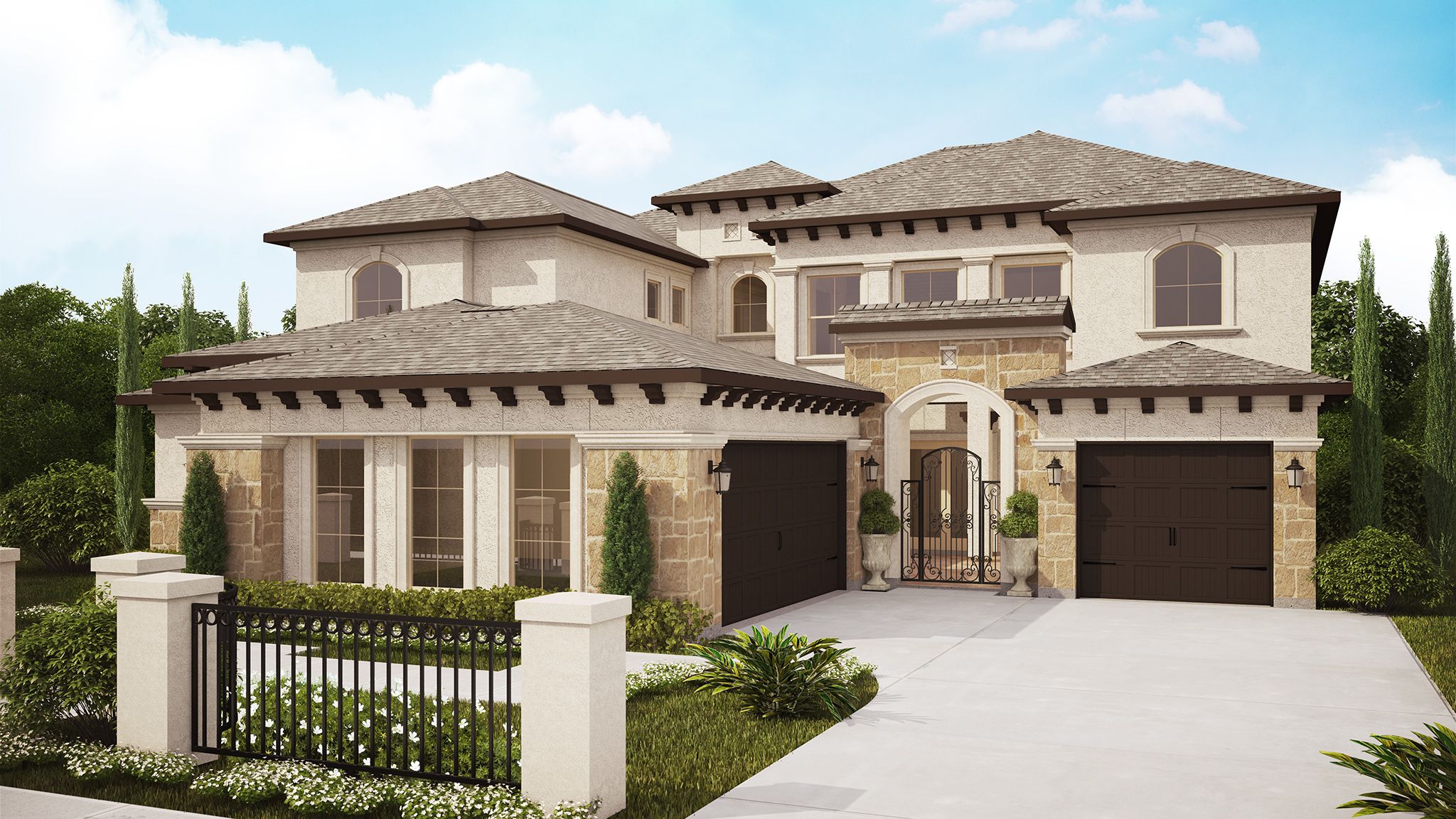 4198S - Santa Rita Ranch 90': Liberty Hill, Texas - Perry Homes