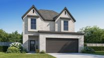 Santa Rita Ranch 40' por Perry Homes en Austin Texas