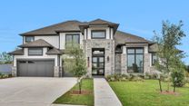 Fulshear Lakes 80' por Perry Homes en Houston Texas