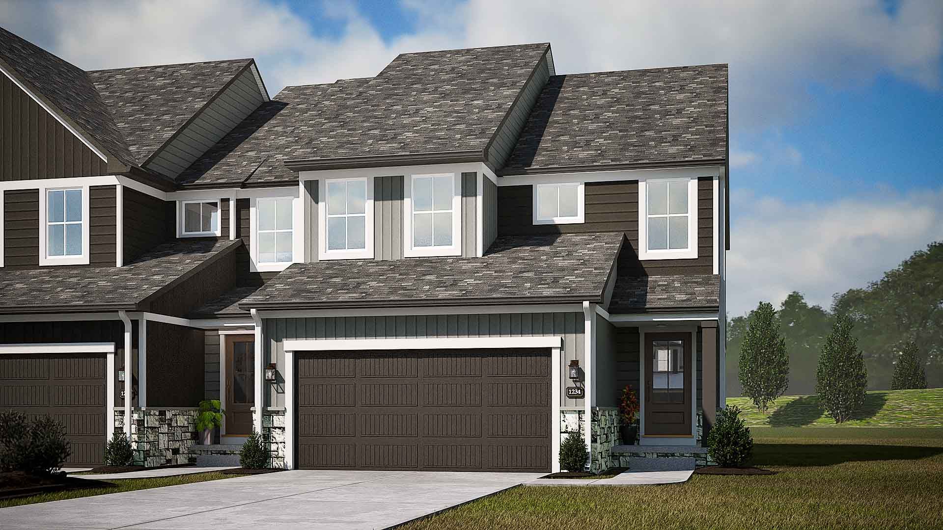 casa en The Villas At Nagel Farms por Petros Homes